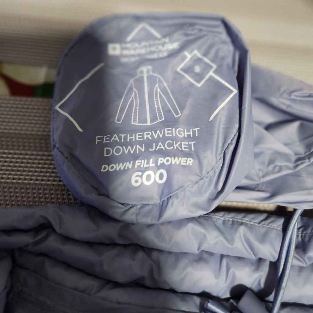 Women's Light Blue Puffer Jacket - Picture 4 of 8